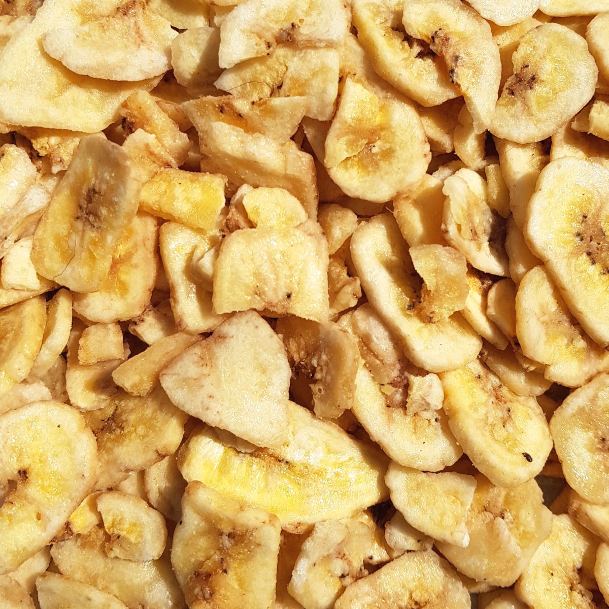 Supravit getrocknete Bananenscheiben 500g  als gesunde Nahrungsergänzung unter das tägliche Futter gemischt 