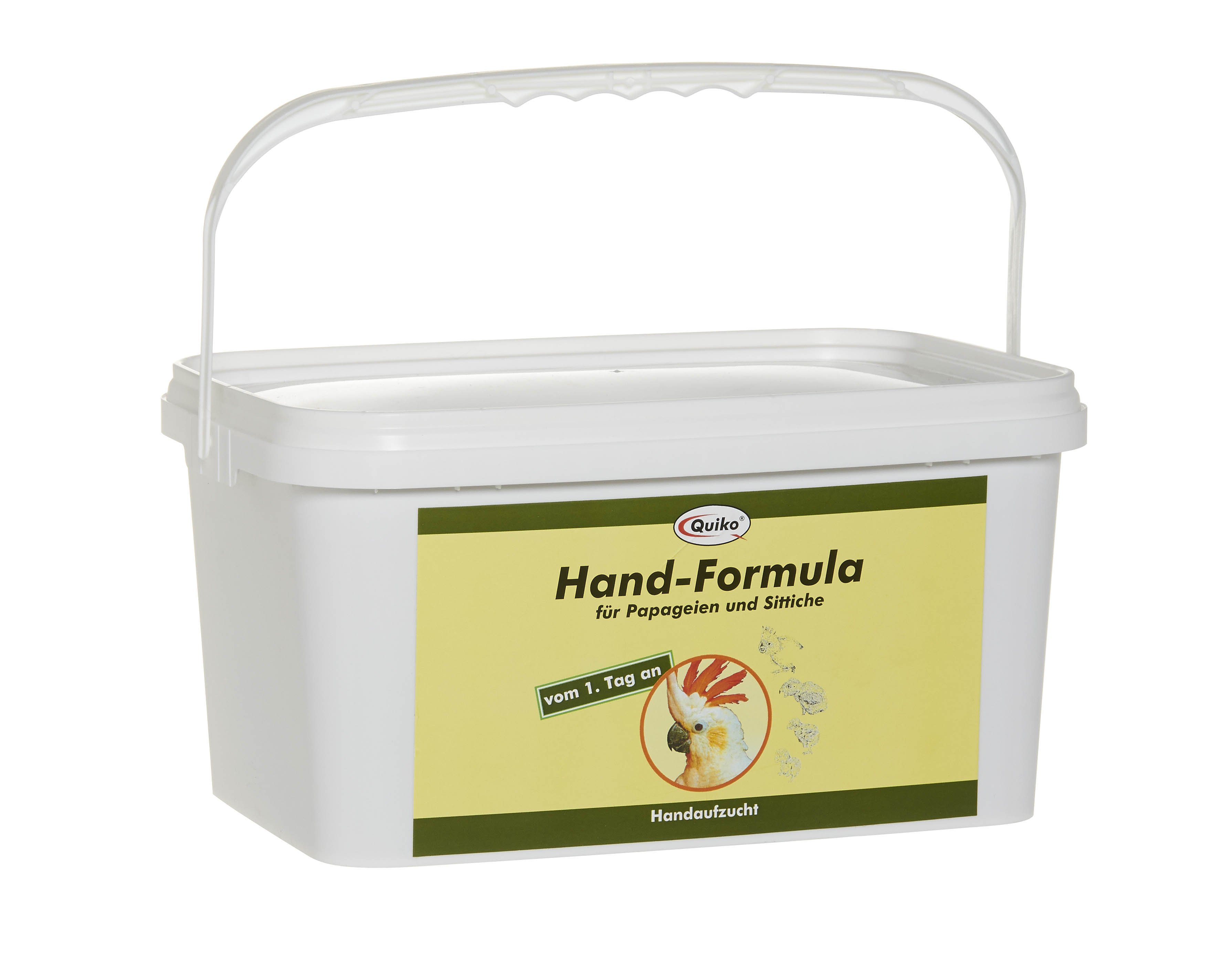 Quiko Hand-Formula Handaufzucht f. Papageien und Sittiche 3 kg