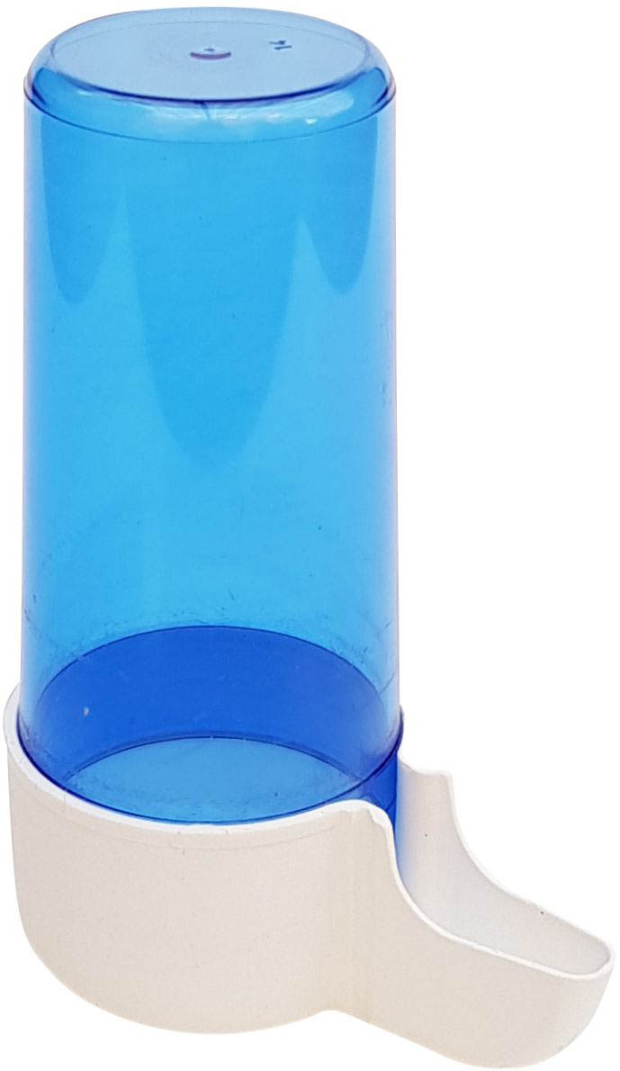 Fontäne,groß,(134b)blaues - Glas, hoher Fuß,  200 ccm
