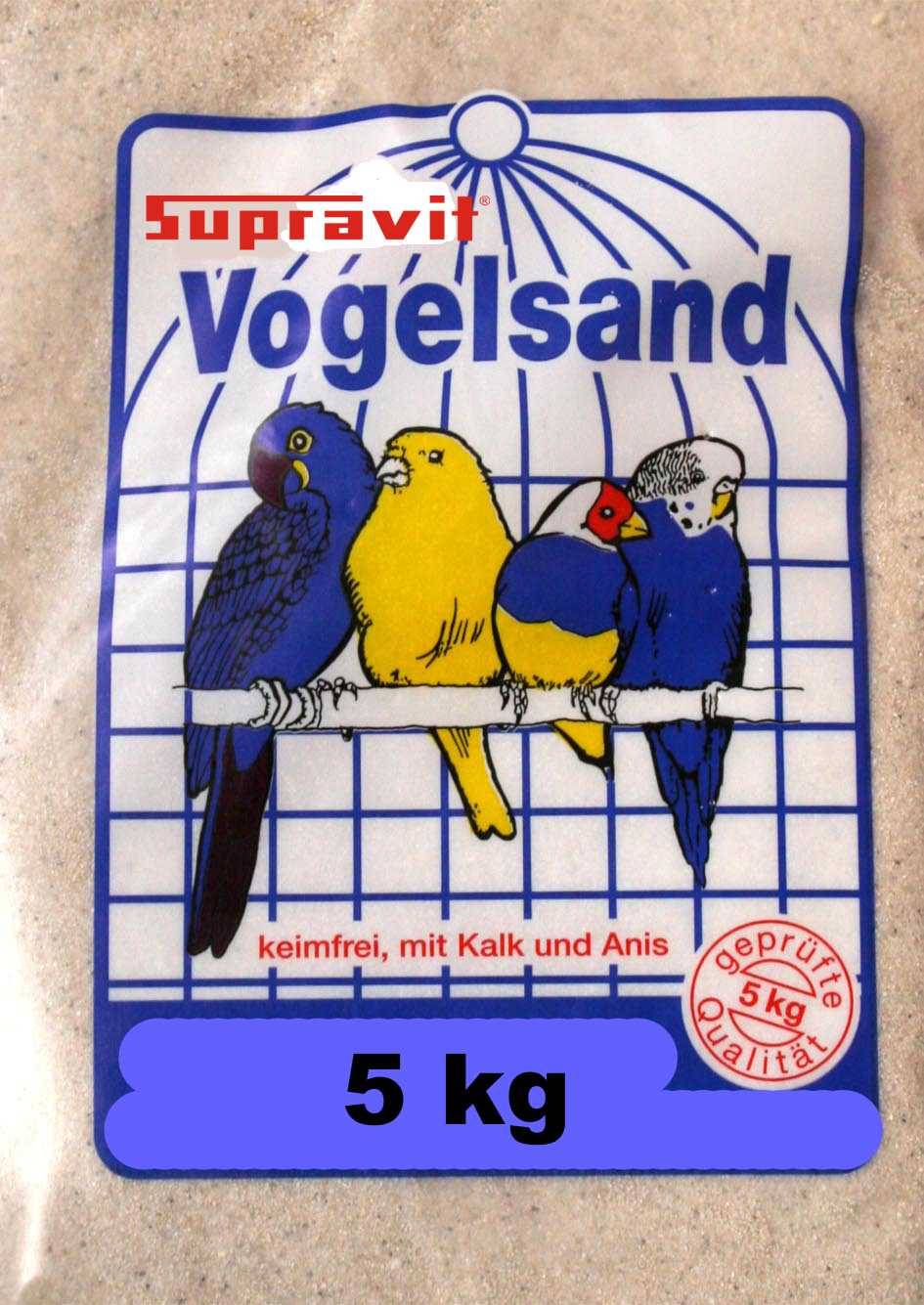 Vogelsand mit Kalk/Anis/Kohle   5 kg